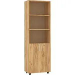 Max-i Policový regál LATHAM DS05 s dvířky Zvolte barvu:: kašmír