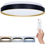 LED stropní světlo s dálkovým ovládáním Cala nastavitelné - průměr 38 cm, černá