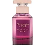 Abercrombie & Fitch Authentic Night Woman parfémovaná voda pro ženy 50 ml