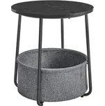 Odkládací stolek Vasagle Moris černý/šedý