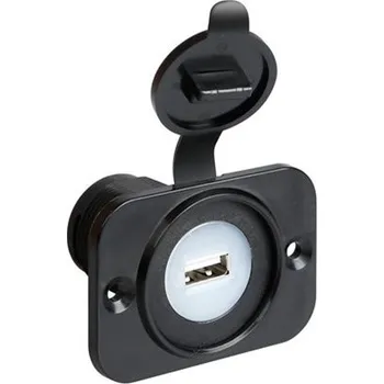 Alternátor Zásuvka USB 2100mA 12/24V s krytem vodotěsná, 39006