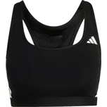 Dámská podprsenka adidas Optime Essentials Workout 3-Stripes Medium Support Bra Black/White L