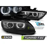 Přední světla xenon D1S AFS 3D LED angel eyes BMW E92/E93 06-10 černá