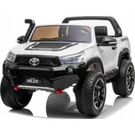 Mamido Dětské elektrické autíčko Toyota Hilux 4x4 bílé