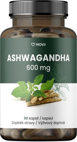 MOVit Ashwagandha 600mg 90 kapslí