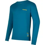 Triko dlouhý rukáv pánské LA SPORTIVA Climbing on the Moon Sweatshirt M Turchese/Giallo - S