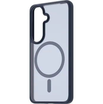 Pouzdro na mobilní telefon AlzaGuard Matte Case Compatible with Magsafe pro Samsung Galaxy S26 tmavě modrý
