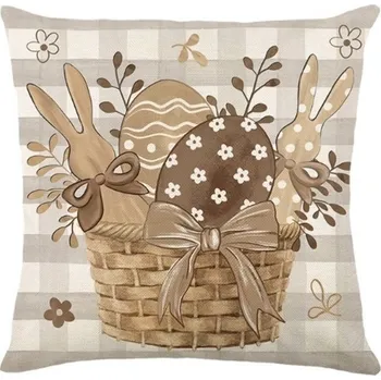 Povlak na polštářek Textilomanie Easter Basket povlak na polštářek 45 x 45 cm béžový