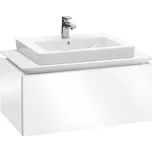 Villeroy & Boch Legato skříňka pod umyvadlo 120x55x50 cm, 5x zásuvka, Glossy White