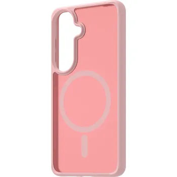 Pouzdro na mobilní telefon AlzaGuard Matte Case Compatible with Magsafe pro Samsung Galaxy S26 růžový