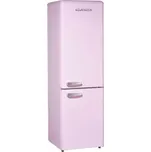 Wolkenstein KG250.4RT SP retro lednice růžová