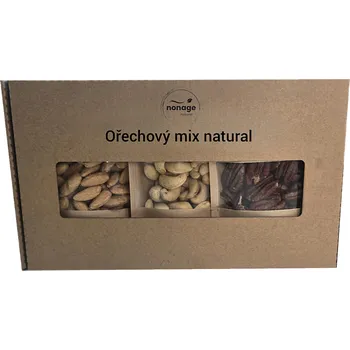 Sušená potravina NONAGE Ořechový mix natural dárkový set 300 g