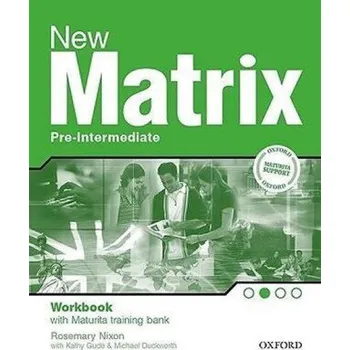 Anglický jazyk NEW MATRIX PRE-INTERMEDIATE WORKBOOK WITH MATURITA TRAINING BANK - Nixon Rosie