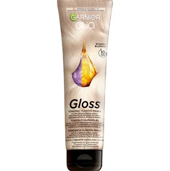 Vlasová regenerace Garnier Olia Gloss Barvicí maska na vlasy Scandi Blonde 150 ml