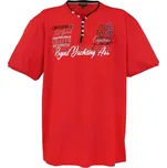 LAVECCHIA tričko pánské 608 nadměrná velikost 7XL červená