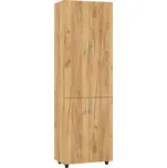 Max-i Policový regál LATHAM DS03 policový s dvířky Zvolte barvu:: kašmír