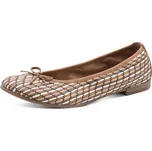 Dámská Dámské baleríny TAMARIS 22134-46-392 hnědá S6 1-22134-46 COGNAC COMB 392 F/S6 39