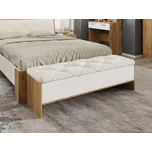 Max-i Lavice BANARD s úložným prostorem Zvolte barvu:: kašmír, Materiál: koženka - bílá (premium)