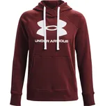 UNDER ARMOUR Dámská mikina s kapucí Under Armour Rival Fleece Logo S BÍLÁ|ČERVENÁ