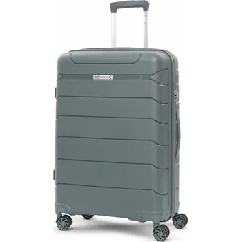 AEROLITE Plastový kufr T-155 M, zelený