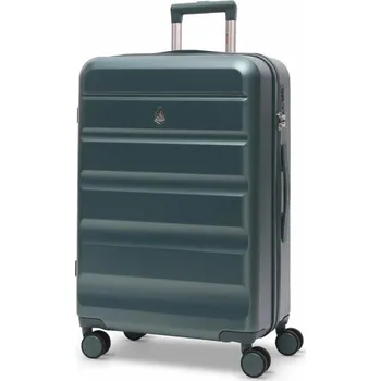 AEROLITE Plastový kufr T-635 M, zelený