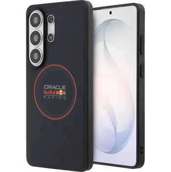 Pouzdro na mobilní telefon Red Bull PU Leather Meshed Red Ring Magnetic Zadní Kryt pro Samsung Galaxy S26 Ultra Navy