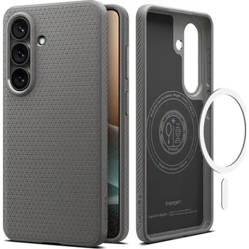 Pouzdro na mobilní telefon Spigen Liquid Air MagSafe Marble Gray Samsung Galaxy S26+