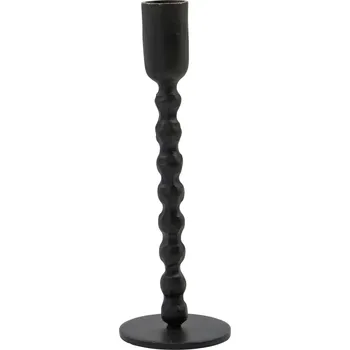 Svícen House Doctor Železný svícen Mala Black 18,5&nbsp;cm