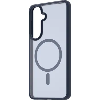 Pouzdro na mobilní telefon AlzaGuard Matte Case Compatible with Magsafe pro Samsung Galaxy S26+ tmavě modrý