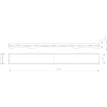 HL Individuell kryt pro vlepení dlažby, k HL531Prblue.2, nerez, růžové zlato mat (HL0531Prblue-I.2)