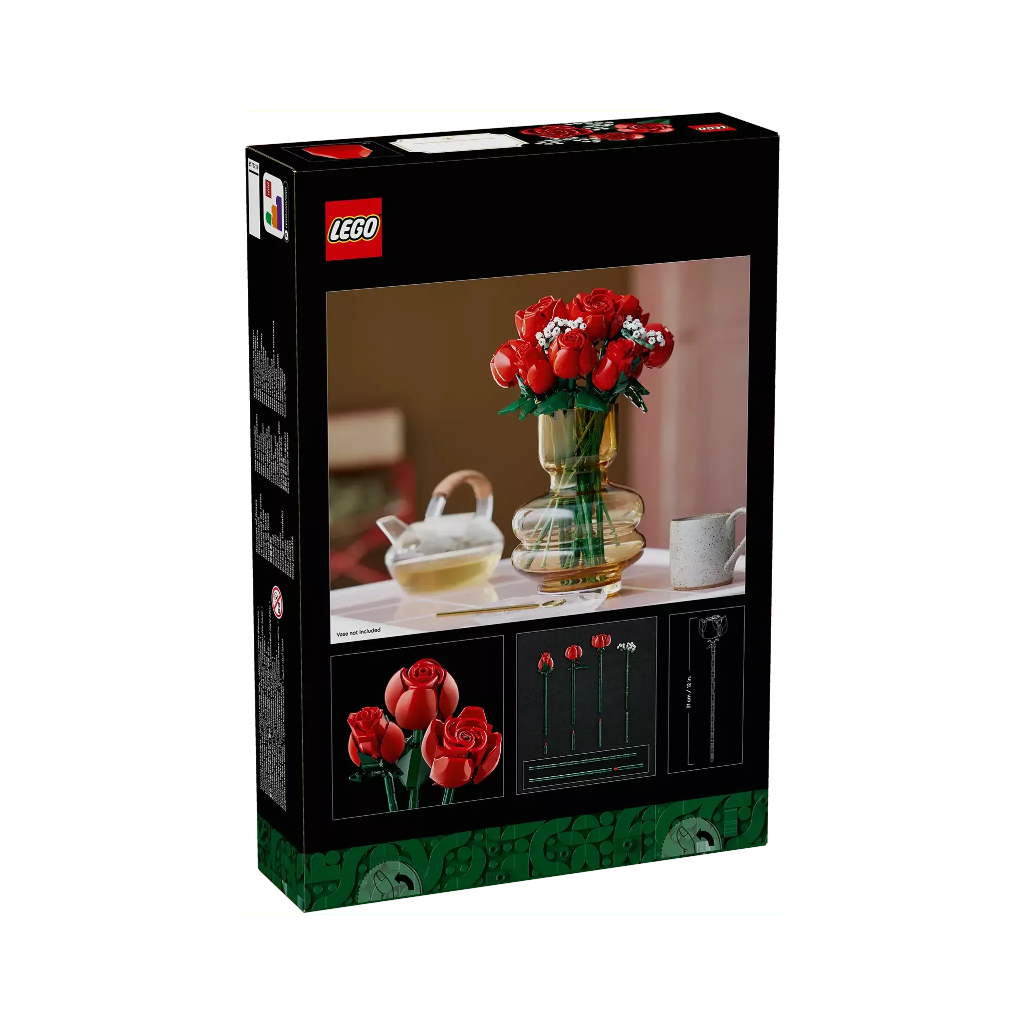 Fotografie 2 - Stavebnice LEGO LEGO Botanicals 10328 Kytice růží