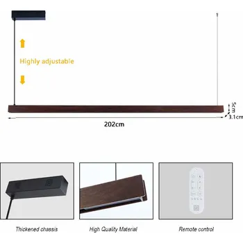MADEIRA lineár dřevo ořech 202cm Tuya WIFI