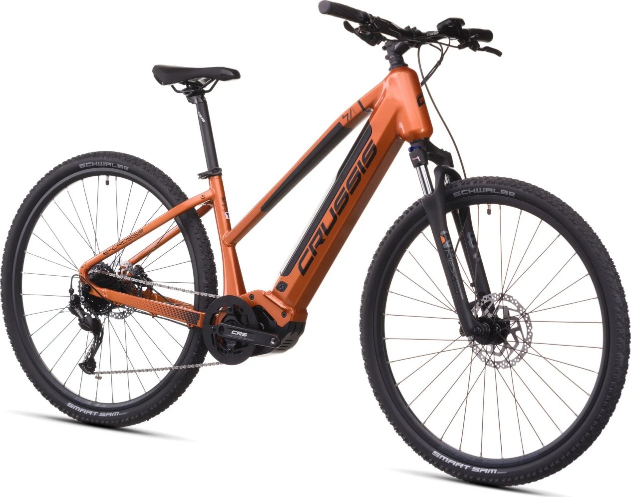 Krosové elektrokolo Crussis e-Cross low 7.11 691Wh 2026 Velikost rámu kol US: 16"(US:S)
