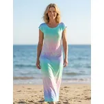 Dámské šaty HAJO 10551 990 D Kleid Degradee m.Blumendruck 990 original velikost 40