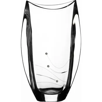 Váza BOHEMIA CRYSTAL Skleněná váza Orbit 305 mm Swarovski