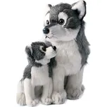 Rappa Plyšový vlk s mládětem 27cm ECO-FRIENDLY