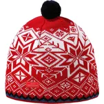 Pletená merino čepice Kama AW41 Velikost: M / Barva: červená