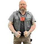 Bikersmode VP-7 kožená vesta 52