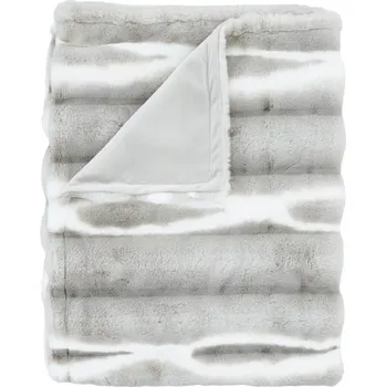 deka Světle šedá deka z umělé kožešiny 130x170 cm Flint – Catherine Lansfield ID_1801671