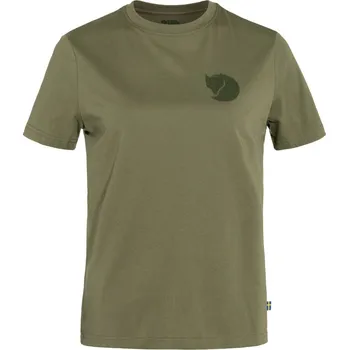 Dámské tričko tričko dámské FJÄLLRÄVEN Fox Boxy Logo Tee W Green - M