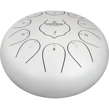 Bicí nástroj Shamann 10" 11 Notes F-Major White Tongue Drum (Jako nové)