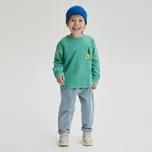 Reserved - Bavlněné tričko s dlouhými rukávy - svěží zelená - 032IT-76X - 032IT-76X-86