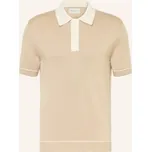 Gant Pánské Pletené Polo Tričko, béžová / krémová, XXL