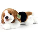 Rappa Plyšový pes bígl ležící 30 cm ECO-FRIENDLY