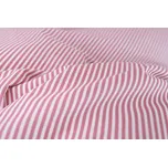 Podpěrová s.r.o. Bavlna TMAVĚ RŮŽOVÝ PROUŽEK Velikost: Hladká bavlna (140 g/m2)