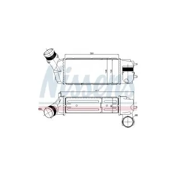 Chladič motoru Chladič turba NISSENS 96515