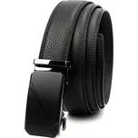 Pánský kožený opasek Nordee BA004 délka 130/110 cm černý
