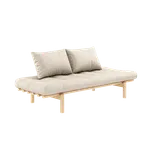 KARUP DESIGN Dřevěná pohovka PACE lněná 75x200 cm 200101914