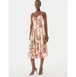 Guess Koktejlové šaty W6GKAF W2558 Růžová Regular Fit L