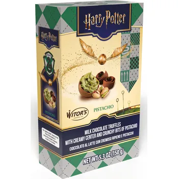 Cukrovinka Witor's Box čokoládových Zlatonek 150 g, pistácie, Harry Potter